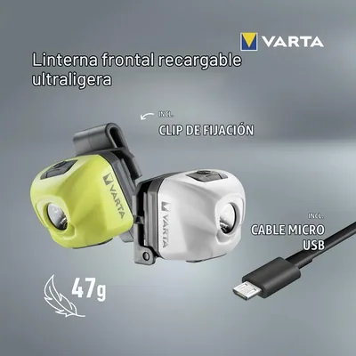 Varta Outdoor Sports Ultralight H30R linterna frontal LED recargable – foto 8
