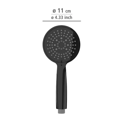 Wenko Mango de ducha Young negro Ø 11 cm - 1 unidad – foto 5