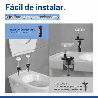 Wenko KOS tapa de WC con descenso automático blanca 37x44 cm – foto 7