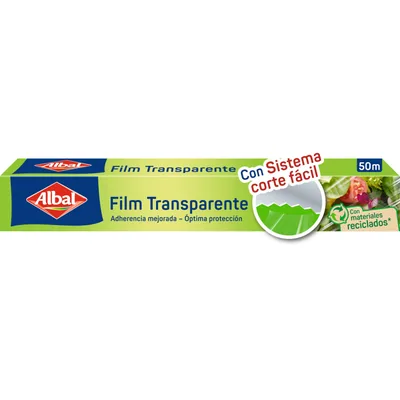 Albal Film transparente autoadherente 50 m (pack de 4)
