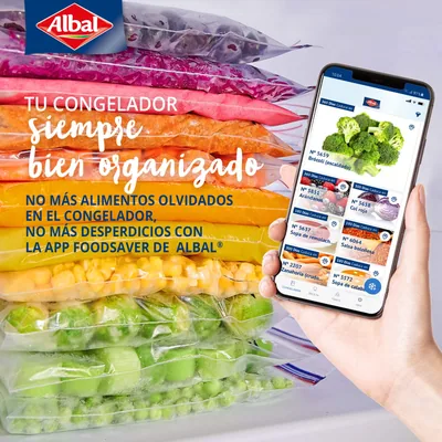 Albal Bolsas congelación herméticas Ultra-Zip 3L - pack de 4 unidades – foto 3