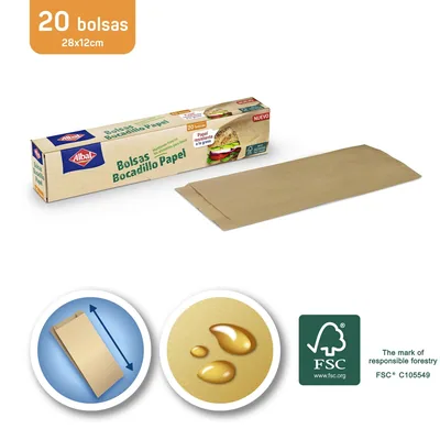 Albal Bolsas de papel para bocadillo – foto 5