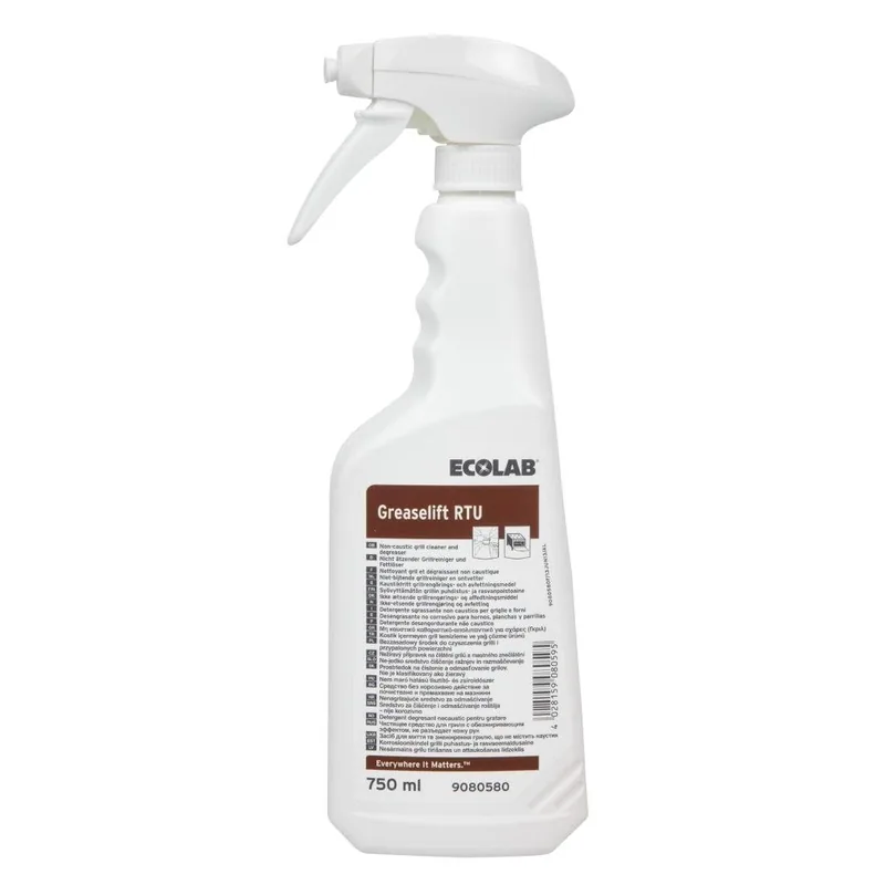 Ecolab Greaselift Rtu (Eu) Solución Desengrasante Eficaz y Más Segura para - 1 unidad