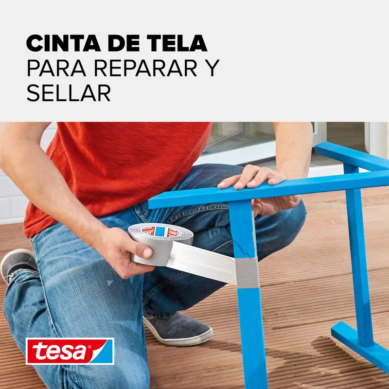 tesa Cinta adhesiva universal Extra Power gris 50m x 50mm