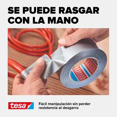 tesa Cinta adhesiva universal Extra Power gris 50m x 50mm – foto 4