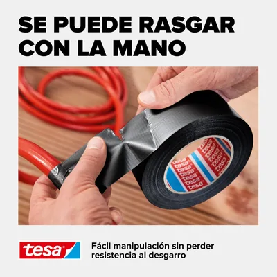 tesa Cinta adhesiva universal Extra Power negra 50m x 50mm – foto 4
