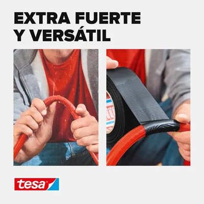 tesa Cinta adhesiva universal Extra Power negra 50m x 50mm – foto 6