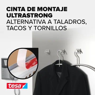 tesa Powerbond Ultra Fuerte cinta doble cara 5m x 19mm – foto 2