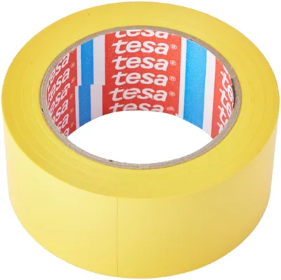 Tesa 60760-00095-15 Cinta señalización temporal 33m x 50mm amarilla (pack de 6)
