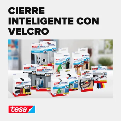 tesa Cinta para agrupar cables On & Off negra 5m x 10mm – foto 7