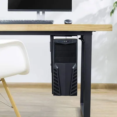 LogiLink Soporte giratorio torre ordenador bajo mesa o pared – foto 4