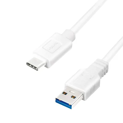 LogiLink cable carga+datos USB A-C 1m smartphone android (pack de 2)