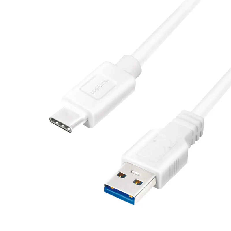 LogiLink Cable carga+datos USB A-C 1m smartphone android - pack de 2 unidades