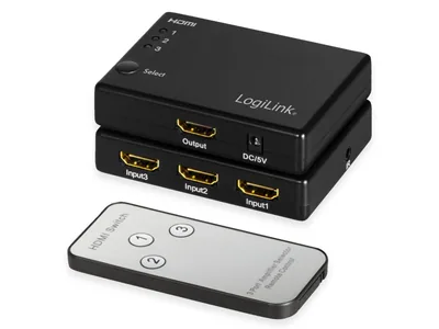 LogiLink Conmutador HDMI de 3 puertos 1080p/60Hz – foto 3