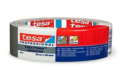Tesa Cinta americana plata 25m x 48mm 4612 (pack de 6)