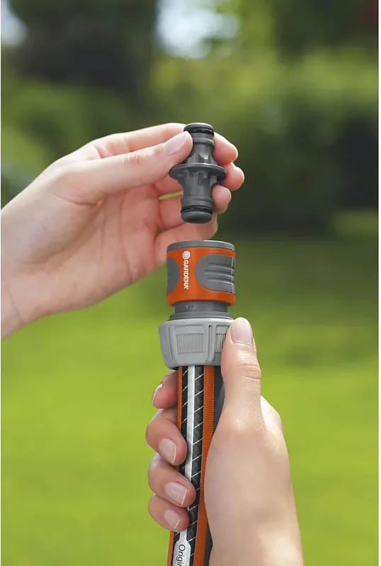 Gardena 2931-20 Manguito para prolongar manguera 19 mm a 13 mm gris