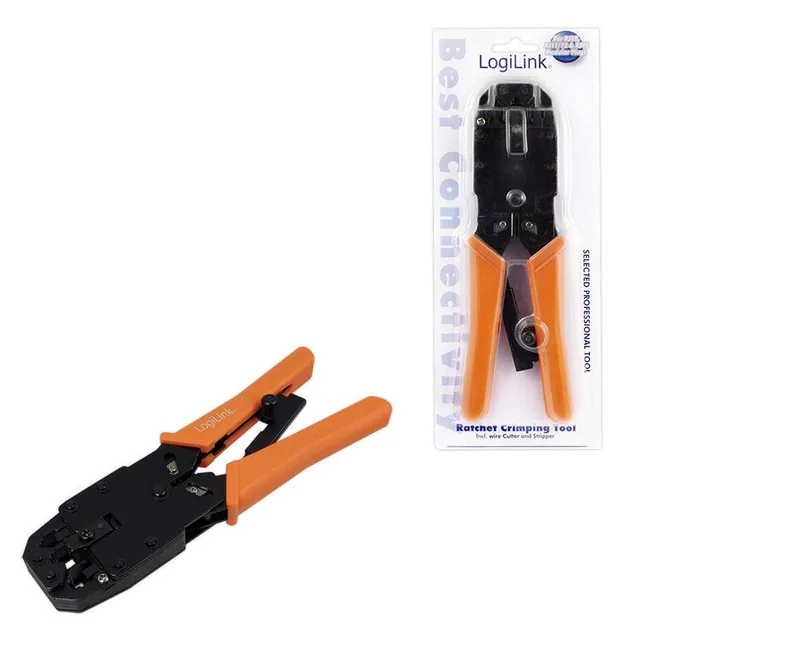 LogiLink Crimpadora modular RJ10, RJ11, RJ12, DEC, RJ45