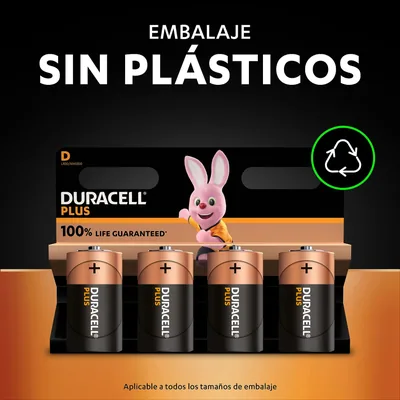 Duracell Plus D 2 pilas alcalinas 1,5V LR20 – foto 6