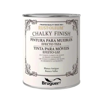 Bruguer Rust-Oleum Chalky Finish muebles blanco antiguo 750 ml