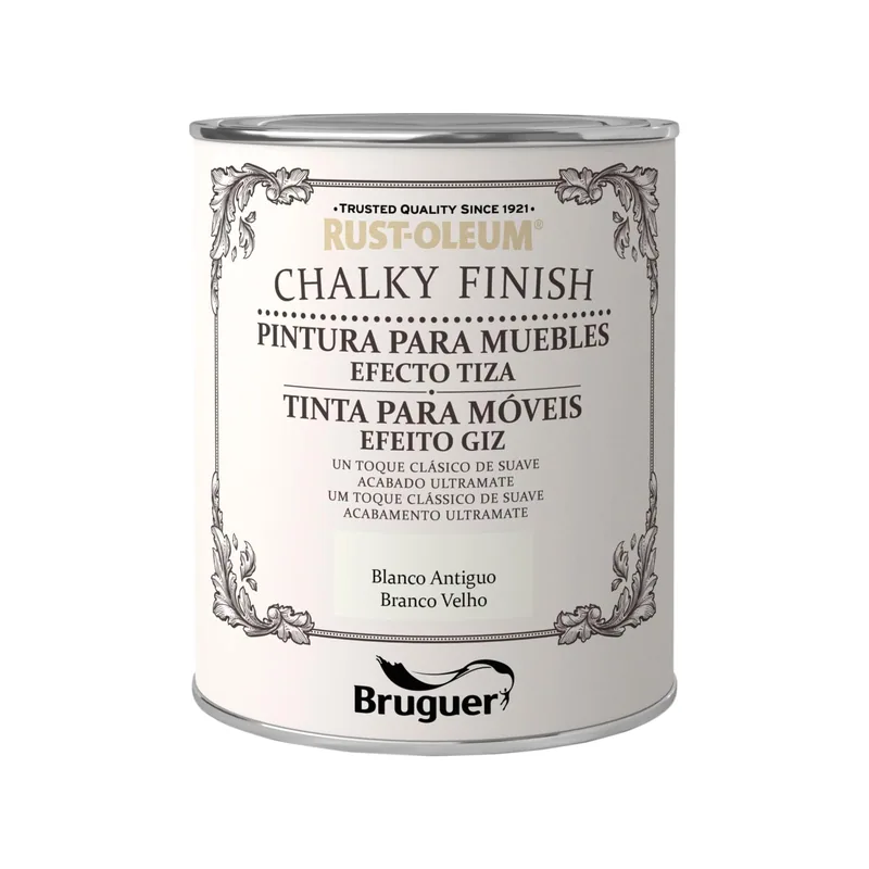 Bruguer Rust-Oleum Chalky Finish muebles blanco antiguo 750 ml