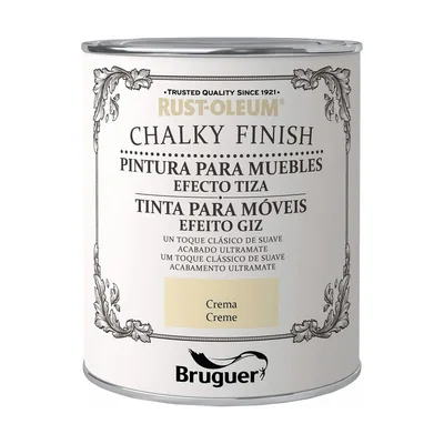 Rust-Oleum Chalky Finish pintura para muebles Crema 750 ml