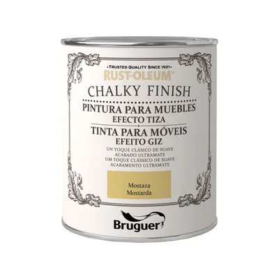 Bruguer Rust-Oleum Chalky Finish muebles mostaza 750 ml – foto 1
