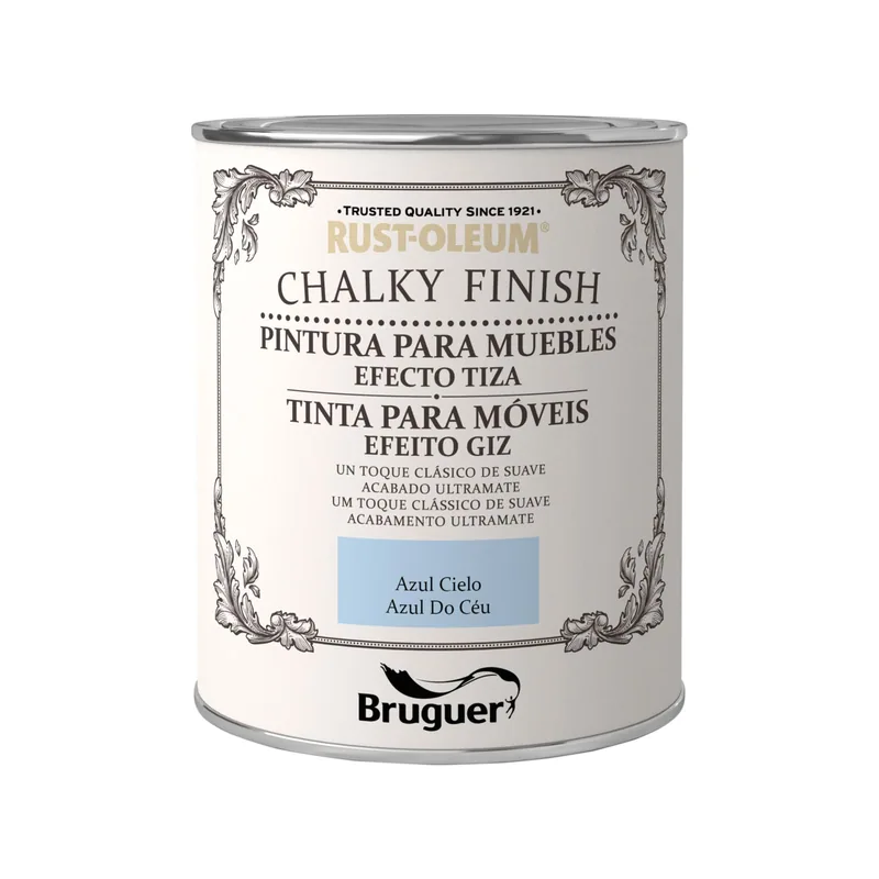 Bruguer Rust-Oleum Chalky Finish muebles azul cielo 750 ml