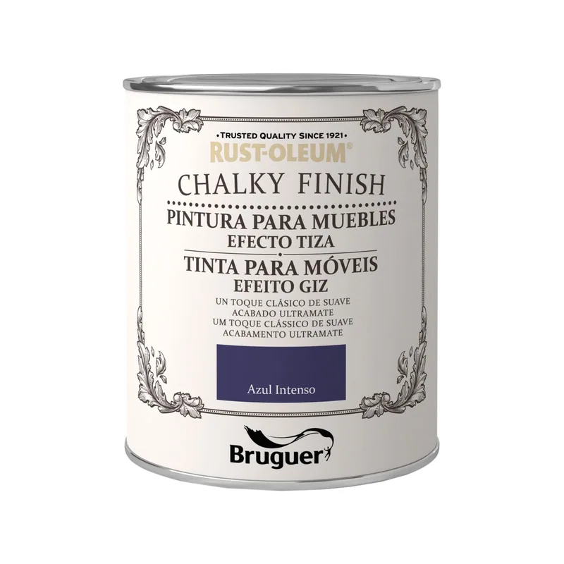 Bruguer Rust-Oleum Chalky Finish muebles azul intenso 750 ml