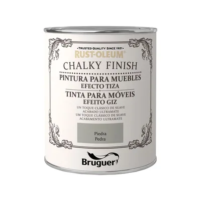 Rust-Oleum Chalky Finish pintura para muebles Piedra 750 ml