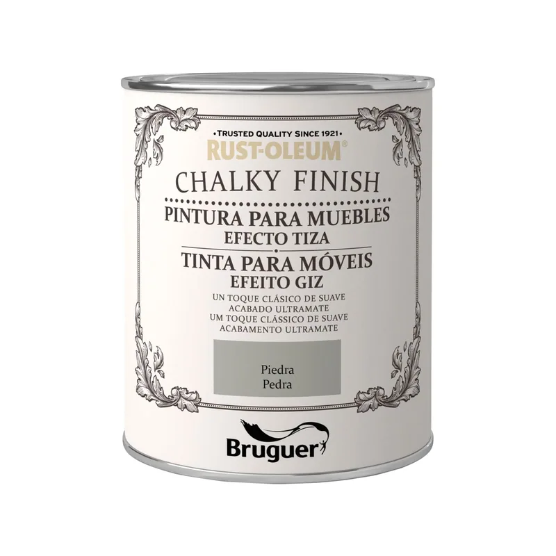 Bruguer Rust-Oleum Chalky Finish pintura para muebles Piedra 750 ml - 1 unidad