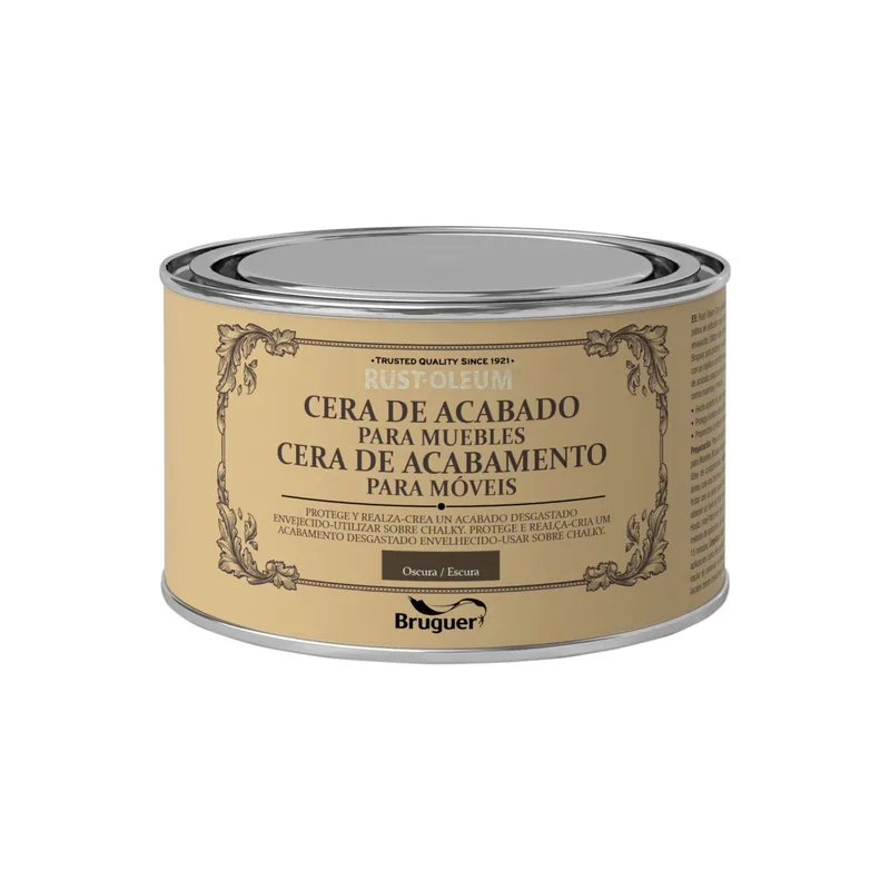 Bruguer Rust-Oleum cera de acabado para muebles oscura 400 ml