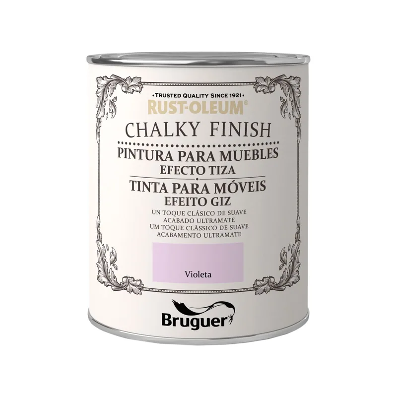 Rust-Oleum Bruguer Chalky Finish pintura para muebles violeta 0,75 L