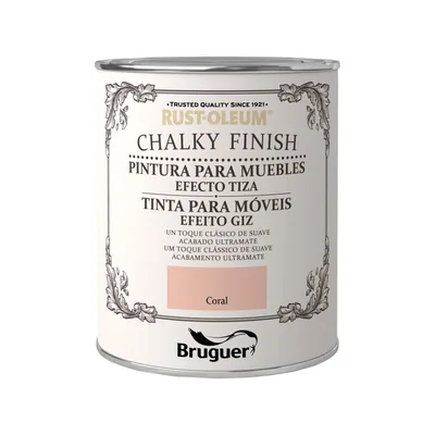 Rust-Oleum Bruguer Chalky Finish pintura para muebles coral 0,75 L – foto 1