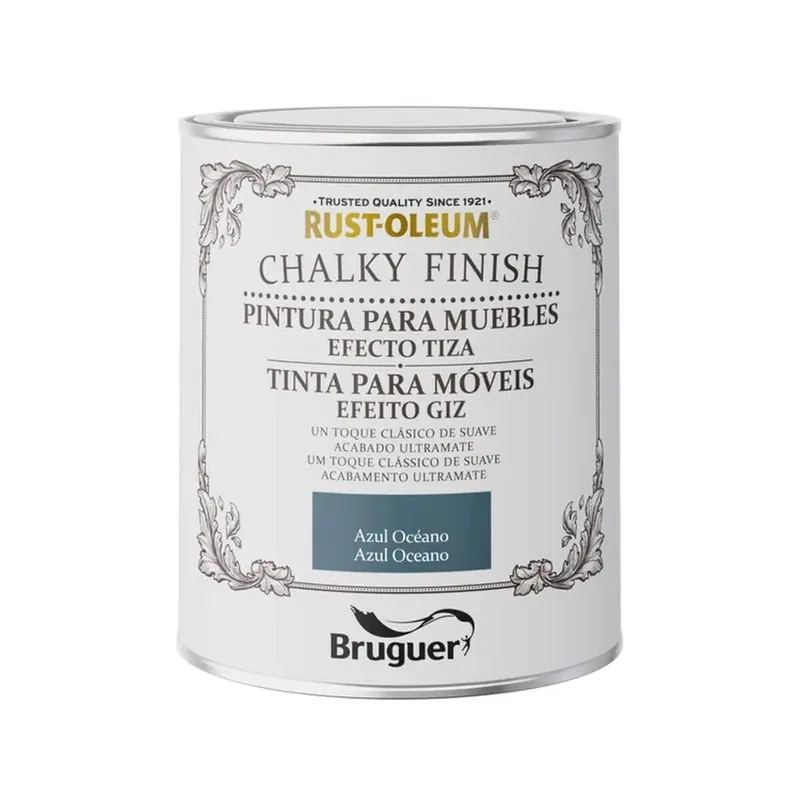 Bruguer Rust-oleum chalky finish muebles azul oceano 0,750l 5733886