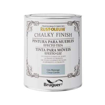 Bruguer Rust-oleum chalky finish muebles gris marengo 0,750l 5733887 – foto 1