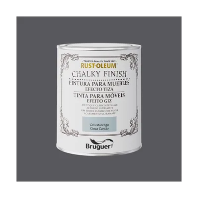 Bruguer Rust-oleum chalky finish muebles gris marengo 0,750l 5733887 – foto 2