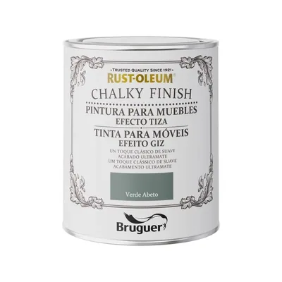 Bruguer Rust-oleum chalky finish muebles verde abeto 0,750l 5733889 – foto 1