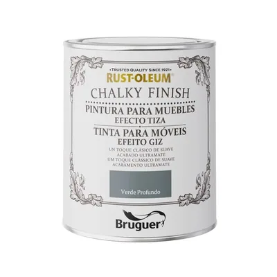 Rust-oleum chalky finish muebles verde PROFUNDO0,750l 5733890