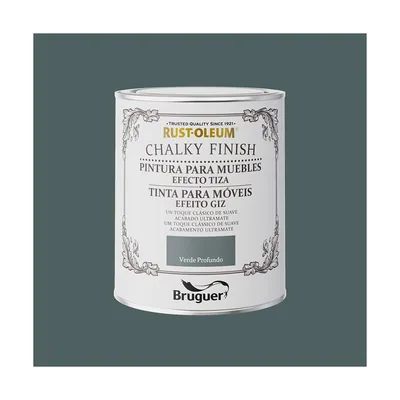 Bruguer Rust-oleum chalky finish muebles verde PROFUNDO0,750l 5733890 – foto 2