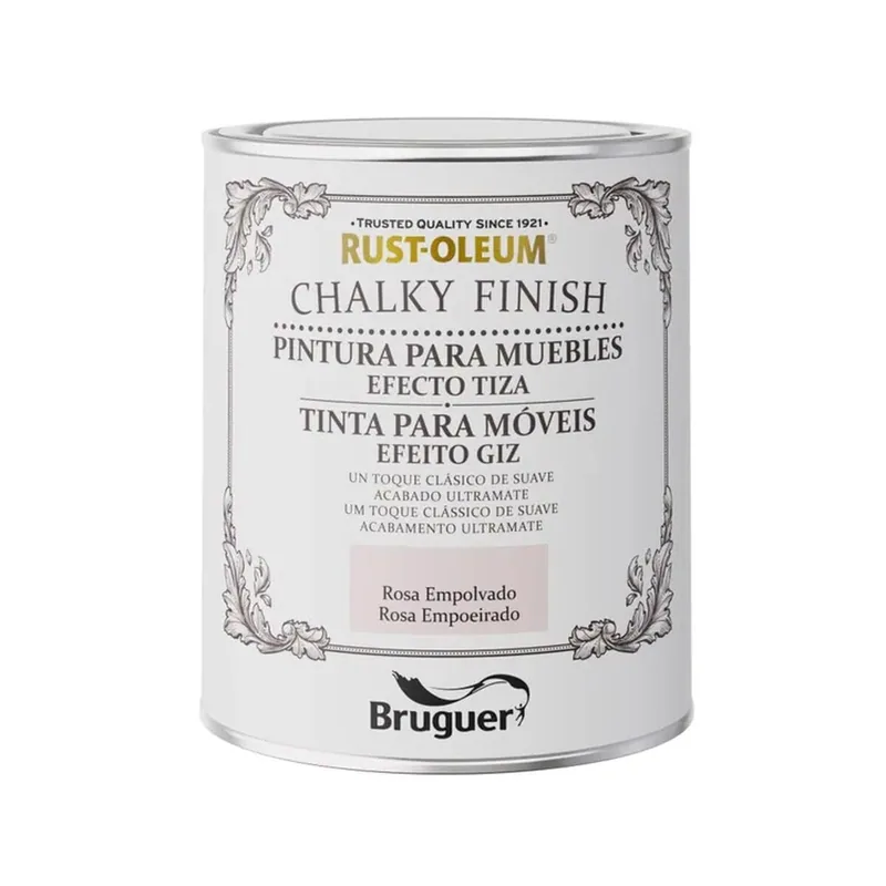 Bruguer Rust-oleum chalky finish muebles rosa empolvado 0,750l 5733891