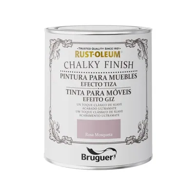 Bruguer Rust-oleum chalky finish muebles rosa mosqueta 0,750l 5733892