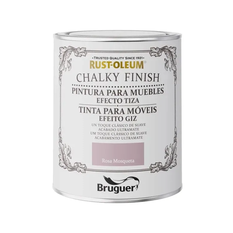 Bruguer Rust-oleum chalky finish muebles rosa mosqueta 0,750l 5733892