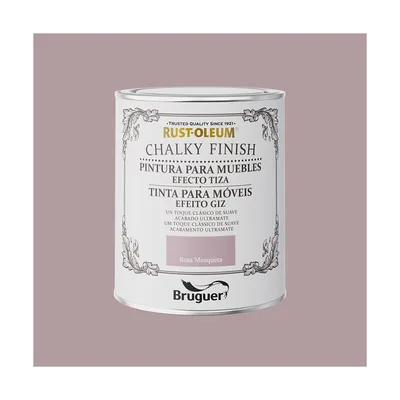 Bruguer Rust-oleum chalky finish muebles rosa mosqueta 0,750l 5733892 – foto 2
