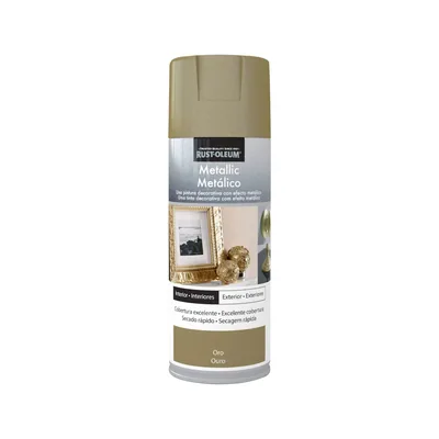Rust-Oleum Metallic pintura spray acabado metálico oro 400 ml – foto 1