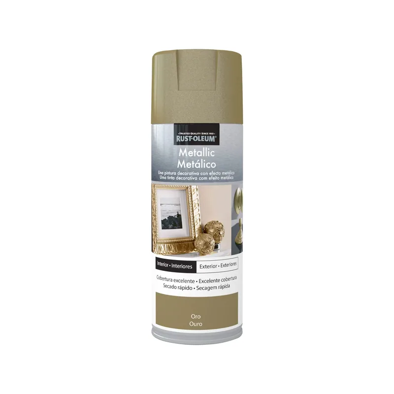 Rust-Oleum Metallic pintura spray acabado metálico oro 400 ml
