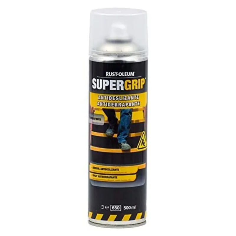 Rust-Oleum SuperGrip pintura spray antideslizante transparente 500 ml