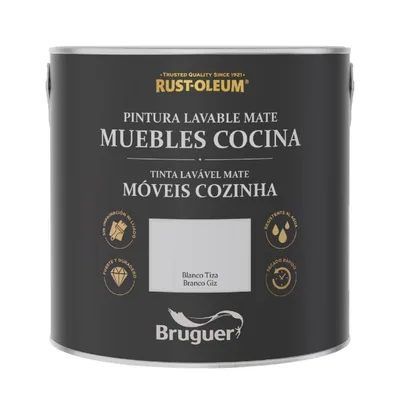 Bruguer Rust-Oleum pintura muebles cocina blanco tiza 2,5 l – foto 2