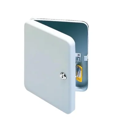 Q-Connect armario para llaves capacidad 20 llaves gris