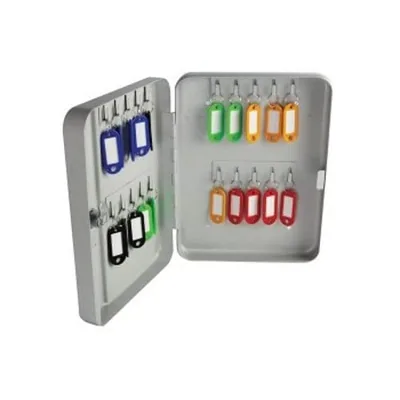 Q-Connect Armario para llaves capacidad 20 llaves gris – foto 2