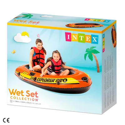 Intex 58356 Barco hinchable Explorer Pro200 196x102x33 cm – foto 5